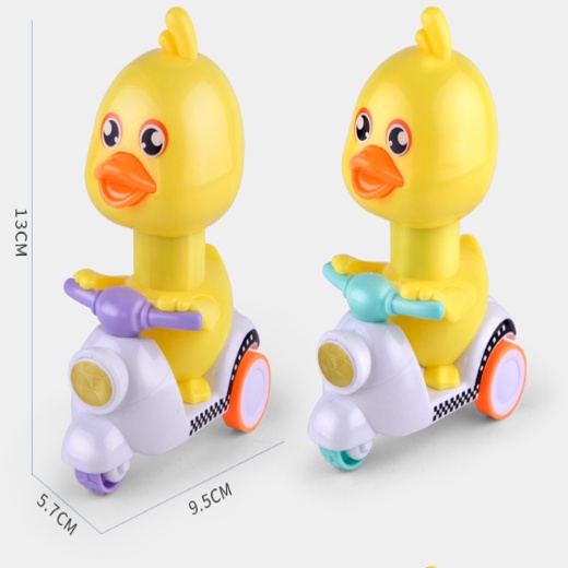 Đồ chơi vịt chạy xe - Kích thích sự phát triển của bé - Vịt chạy xe bằng cót dễ thương