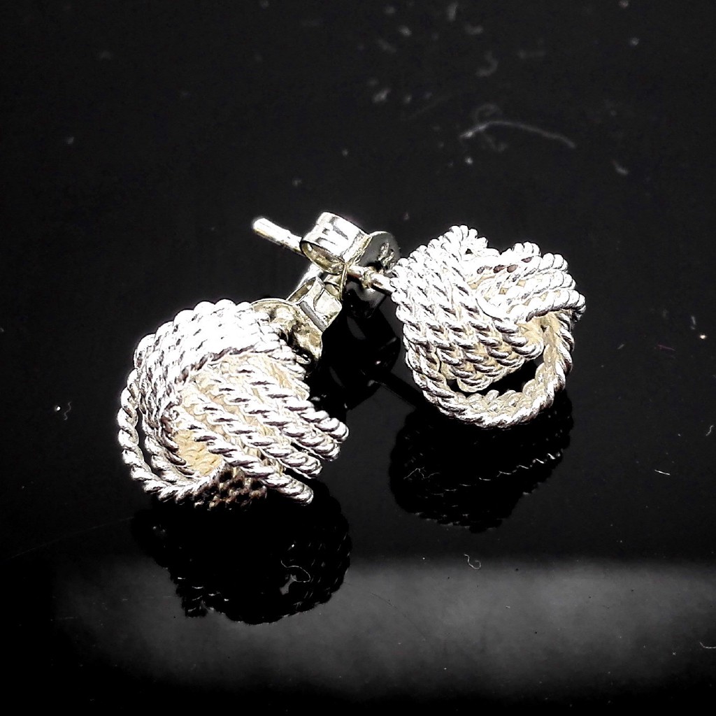 Đôi Khuyên Tai Mạ Bạc Phong Cách Âu Mỹ Cá Tính Hợp Thời Trang