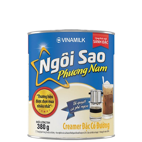 Sữa đặc Ngôi sao Phương Nam xanh dương 380g