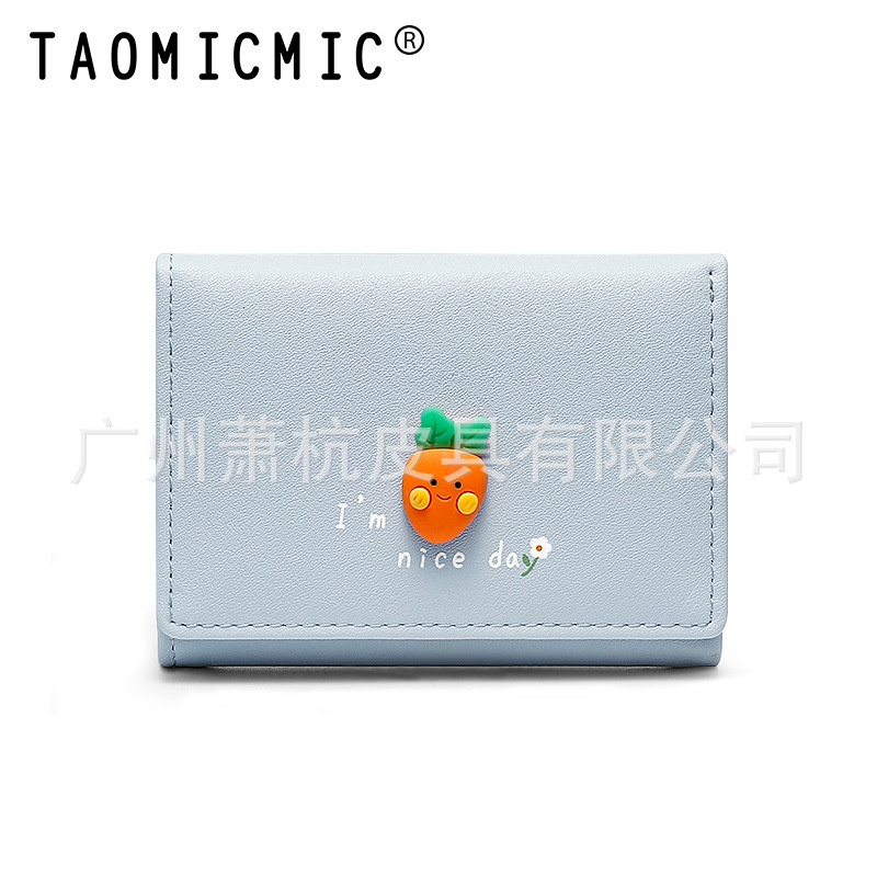 Ví Ngắn Đựng Thẻ / Tiền Xu Thời Trang Dễ Thương Cho Nữ