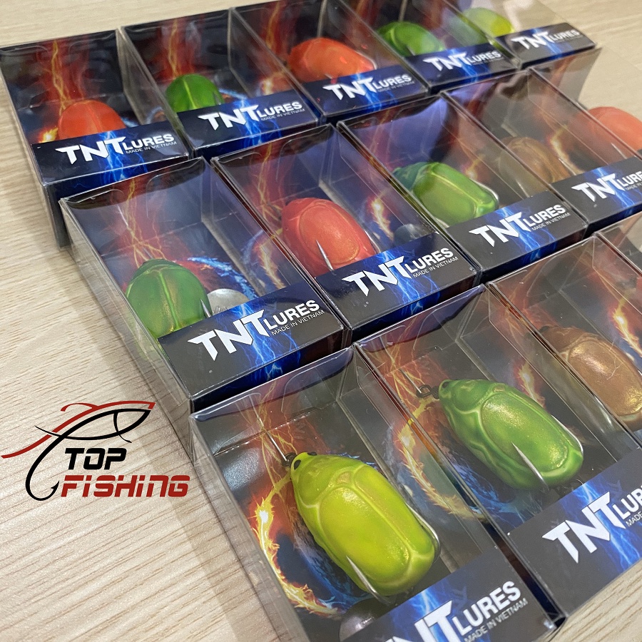 Nhái Hơi CC40 TNT Lures ( Tặng Thìa Vàng Độ ) Dài 4cm - Nặng 7gam - Action Nổi - TopFishing