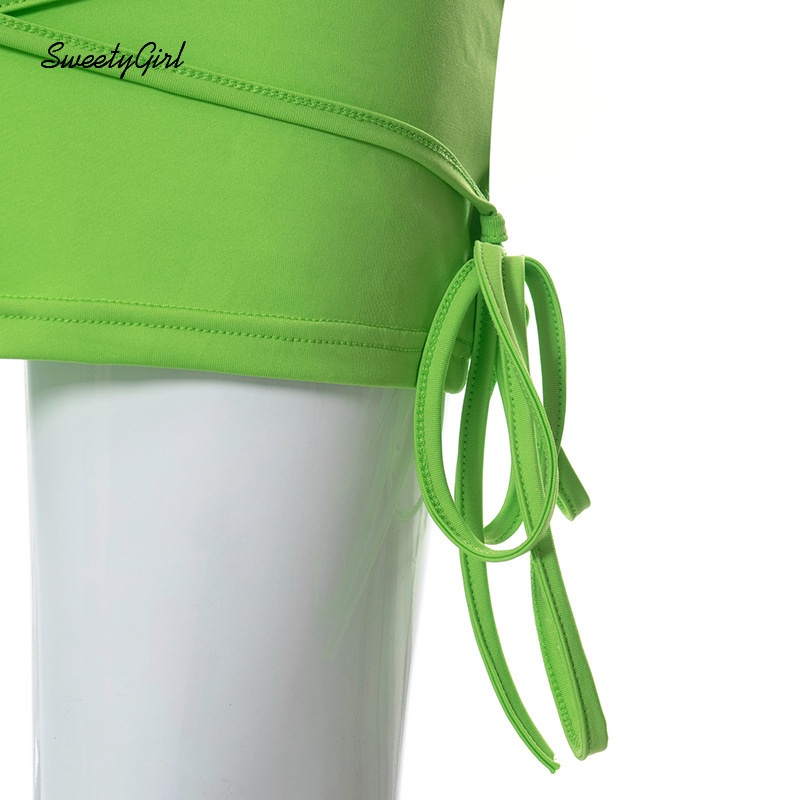 Chân Váy Mini Lưng Thấp Màu Trơn Đính Nơ Thời Trang 2022 Quyến Rũ Cho Nữ