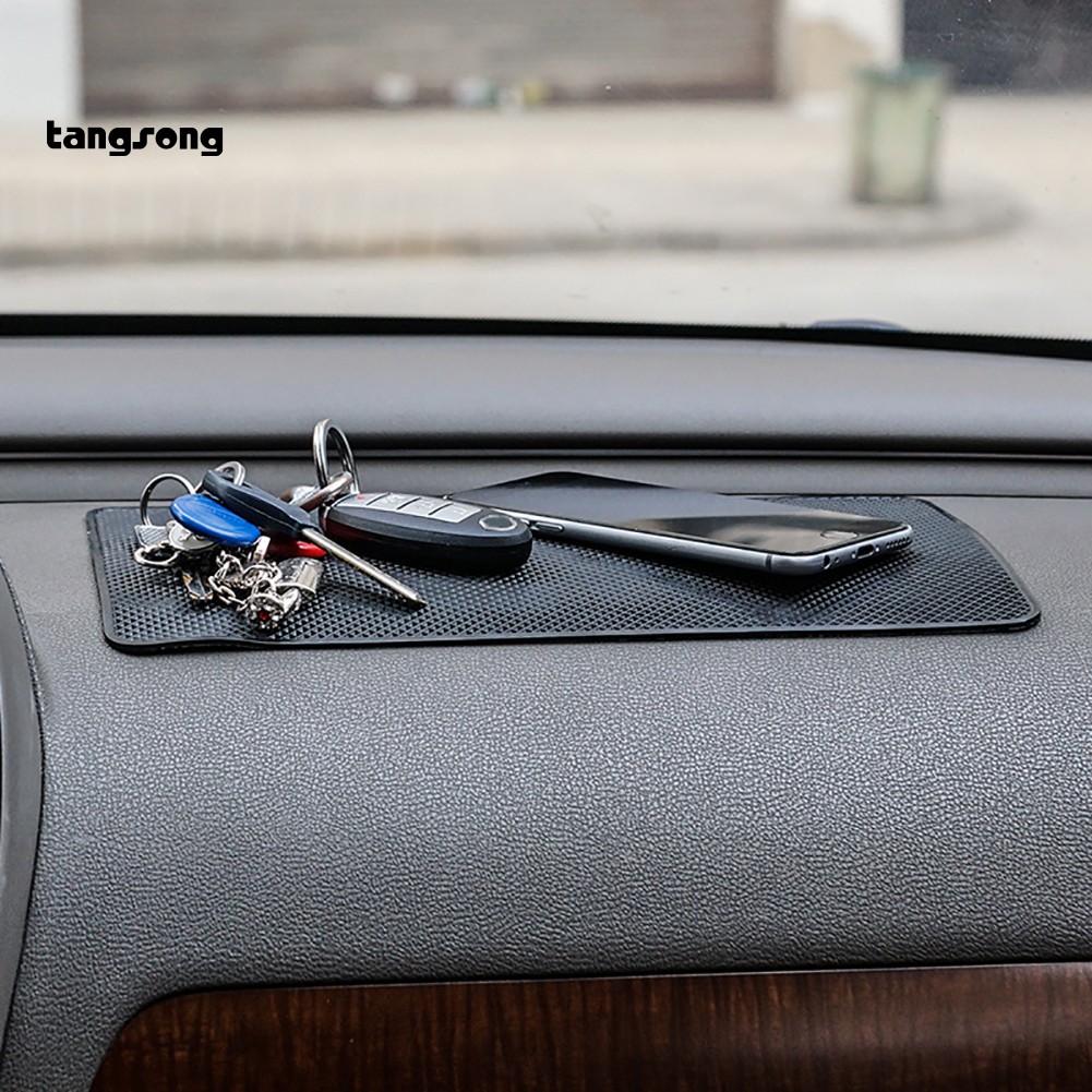 Thảm vuông chống trượt dùng để điện thoại/tiền/mắt kính trên bảng điều khiển ô tô | BigBuy360 - bigbuy360.vn