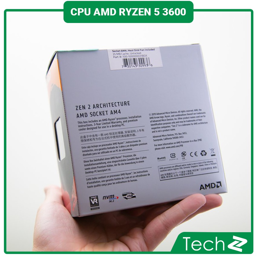 Combo CPU AMD Ryzen 5 3600 + B450M STEEL LEGEND | BigBuy360 - bigbuy360.vn