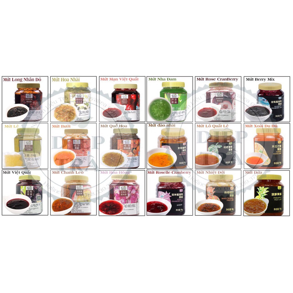 Mứt Boduo 1kg các vị: Đào Nhài, Chanh Leo, Bưởi Hồng, Vải, Ổi, Hoa Nhài, Hoa Hồng, Thanh Long Đỏ, Táo Đỏ Long Nhãn, Dứa | BigBuy360 - bigbuy360.vn