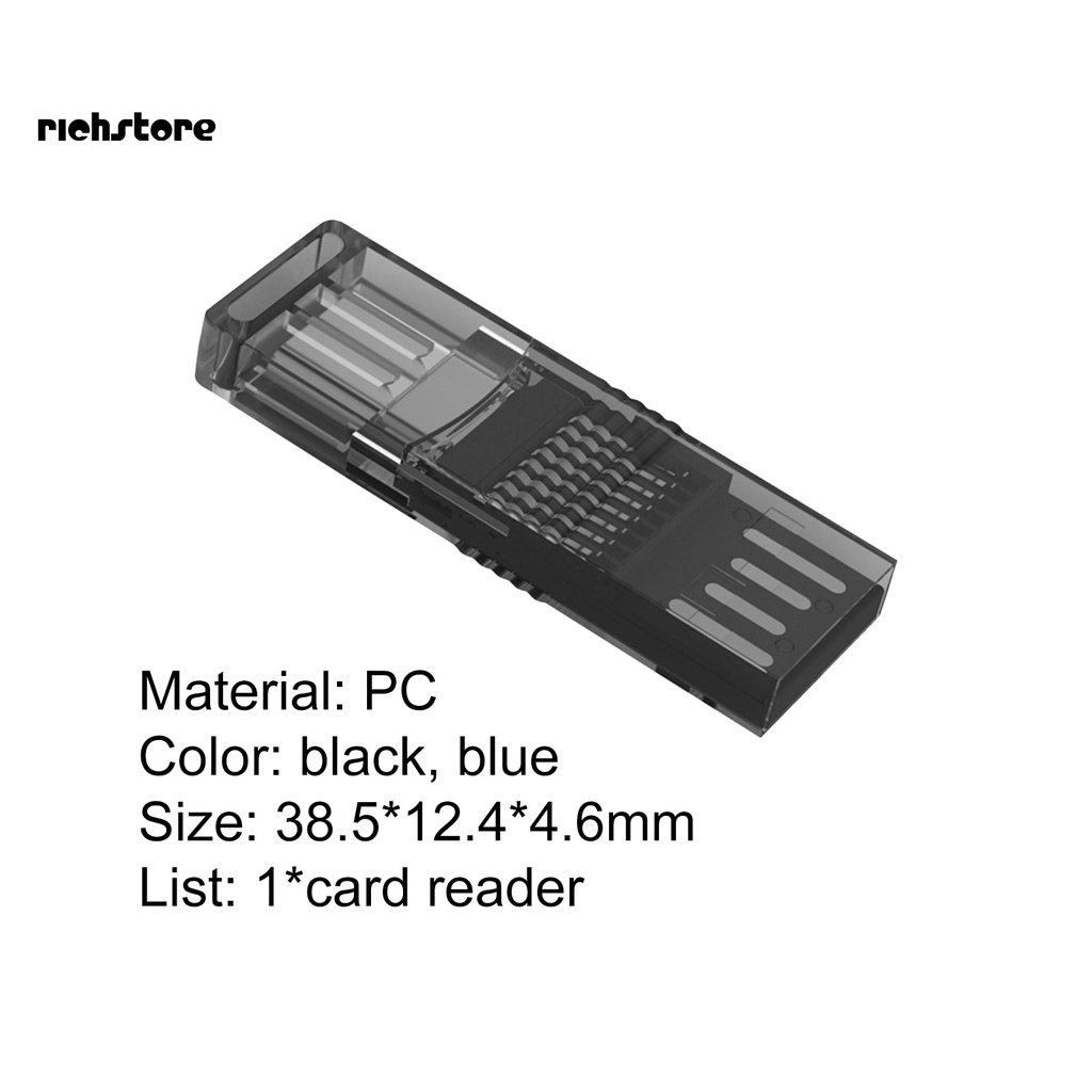 Đầu Đọc Thẻ Nhớ Usb 2.0 OTG 2 Trong 1 Đa Năng Cho Máy Tính / Điện Thoại | BigBuy360 - bigbuy360.vn