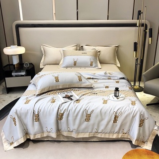 Chăn hè lụa Thái, chăn Tencel chần bông 3 lớp nhập khẩu cao cấp mềm mịn, thoáng mát kích thước 2Mx2M3