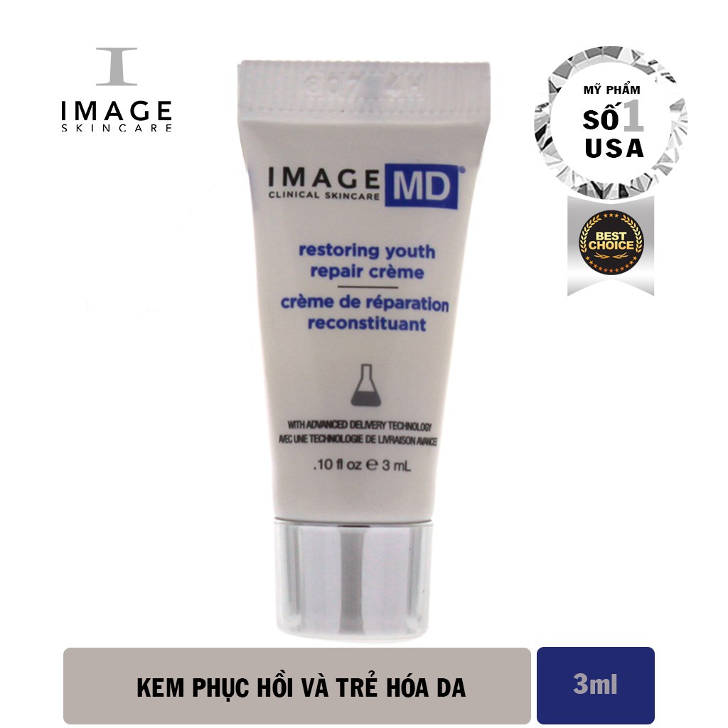 Kem dưỡng phục hồi và trẻ hóa da Image MD Restoring Youth Repair Creme 3ml