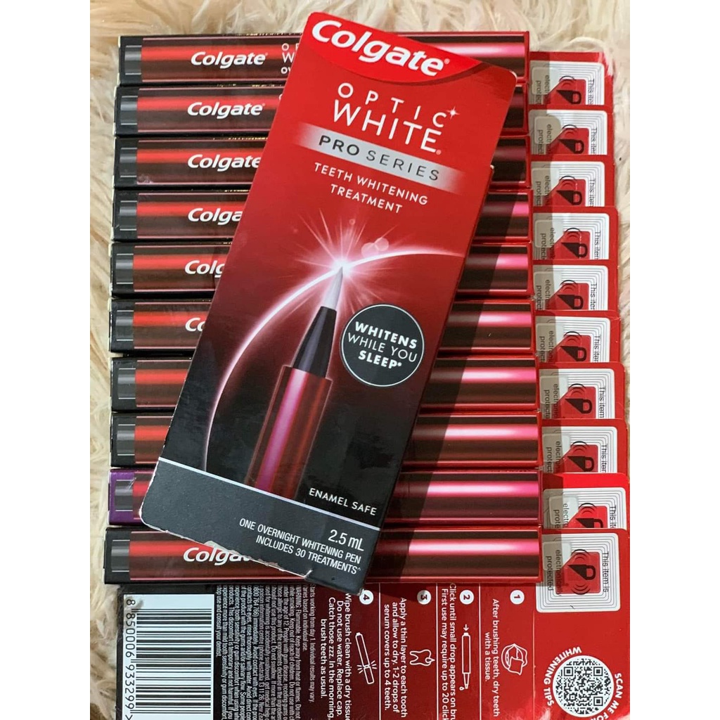 Bút tẩy trắng răng Colgate Optic White Overnight 2,5ml