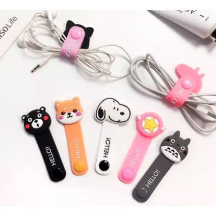 Kẹp Thu Gọn Cáp Sạc Dây Tai Nghe Hình Thú Siêu Cute | BigBuy360 - bigbuy360.vn