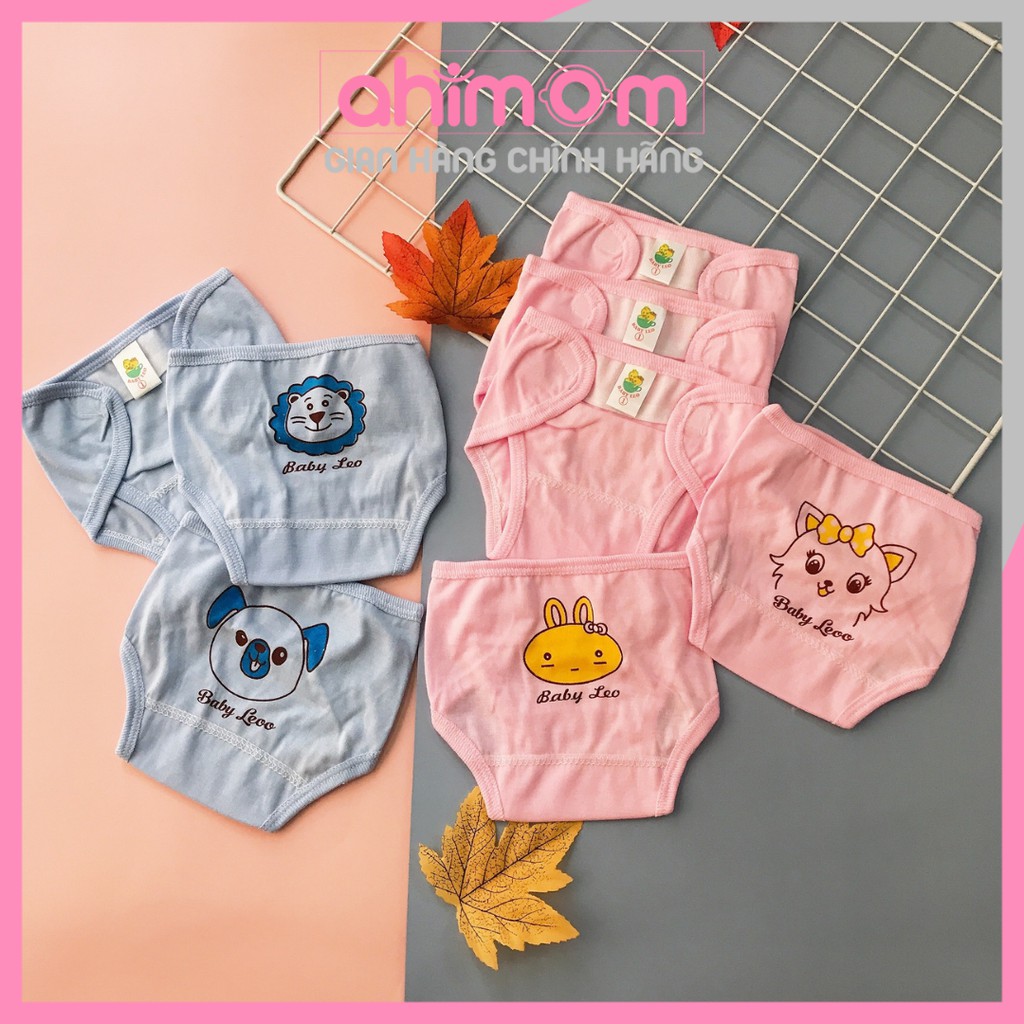 Quần đóng bỉm cho trẻ sơ sinh - quần đóng bỉm Baby Leo size cho bé 3 đến 8kg - Ahimom