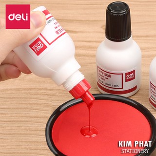 Mực con dấu màu đỏ Deli E9874