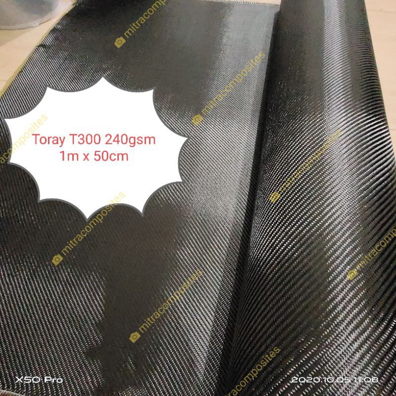 Tấm vải sợi carbon 240gsm chuyên dụng cao cấp