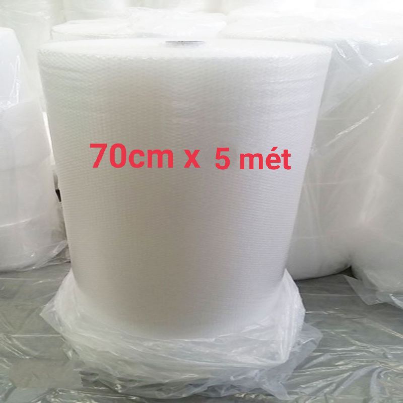 khổ 70CM x 5 mét  Màng xốp hơi,xốp nổ,bong bóng khí gói hàng tiện dụng