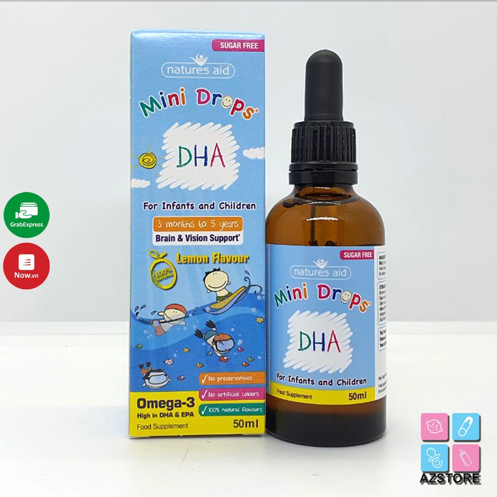 DHA Drops cho bé từ 3 tháng tuổi