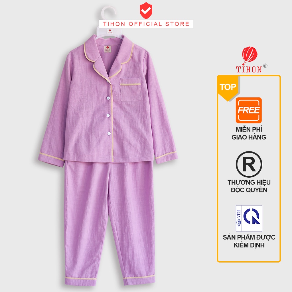 Bộ Pijama Trẻ Em TIHON Cao Cấp Chính Mặc Là Xinh SET0850135