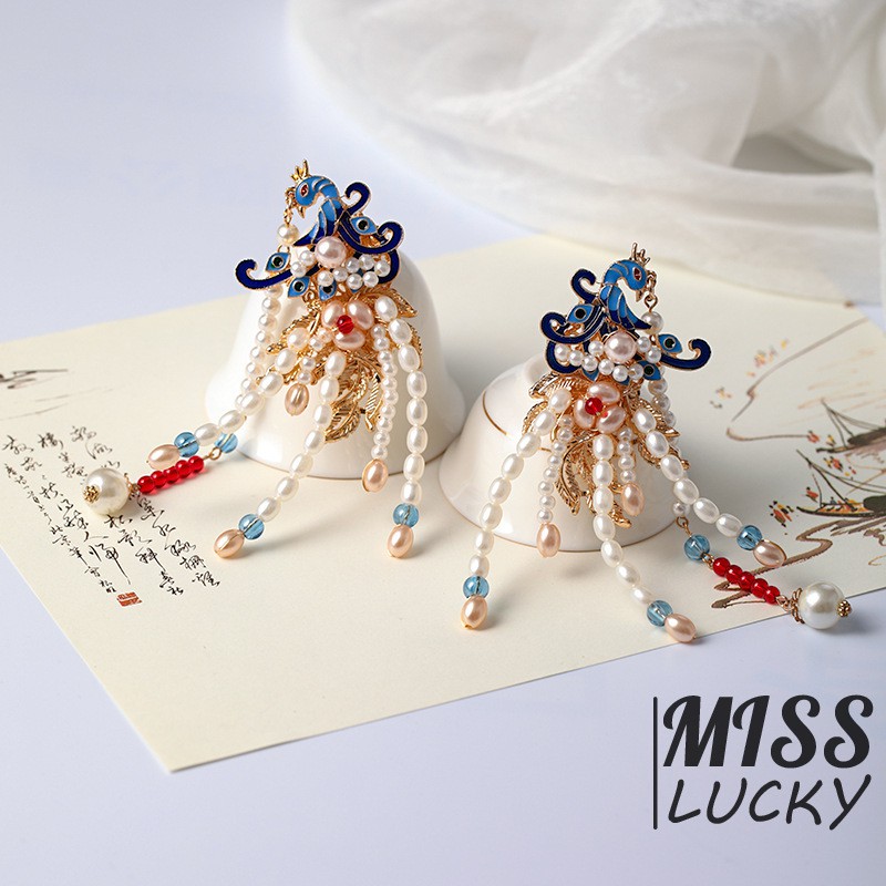 Kẹp Tóc Nữ Kiểu Dáng Retro Phong Cách Trung Hoa