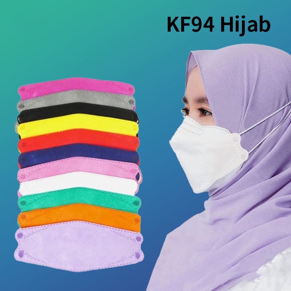 Khăn Trùm Đầu Kf94 4 Lớp Màu Đen/Hồng Phong Cách Hàn Quốc | BigBuy360 - bigbuy360.vn