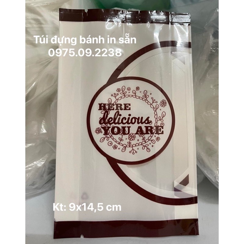 túi đựng bánh kẹo in sẵn hoạ tiết
