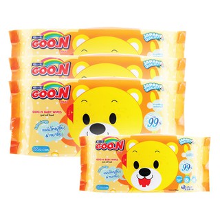 Khăn ướt GOON Thái Lan 66 tờ không mùi