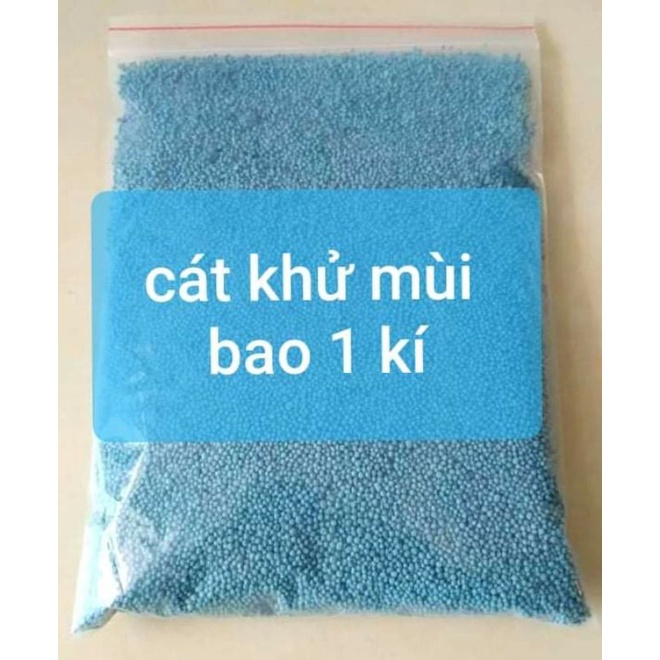 Cát khử mùi, hạt khử mùi hôi cát vệ sinh túi 500g - 1kg