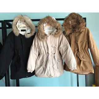 Xả kho parka phao kaki lót lông siêu dầy hàng hót 20