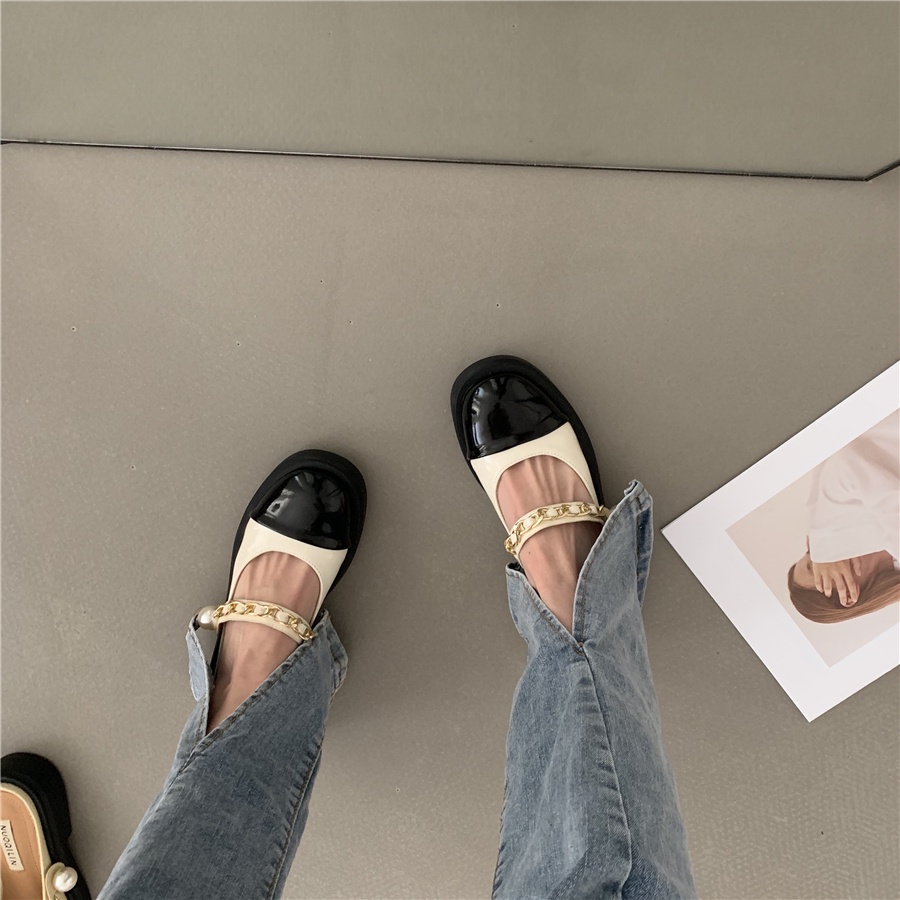 Giày IELGY bít mũi đế dày xinh xắn thời trang dành cho nữ