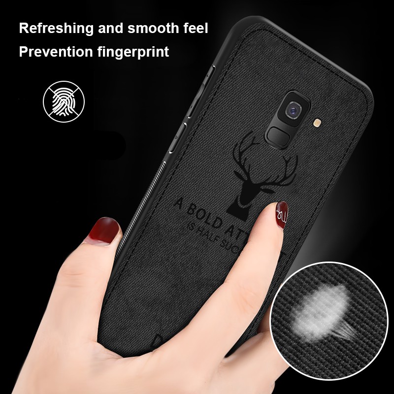 Ốp điện thoại hình nai cho điện thoại Samsung Galaxy A8 A6 Plus j4 j6 Plus 2018 J3 J5 J7 Pro | BigBuy360 - bigbuy360.vn