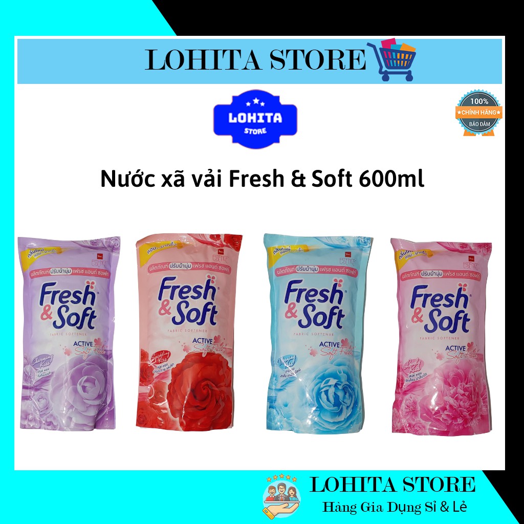 Nước xả vải Fresh & Soft 600ml Thái Lan