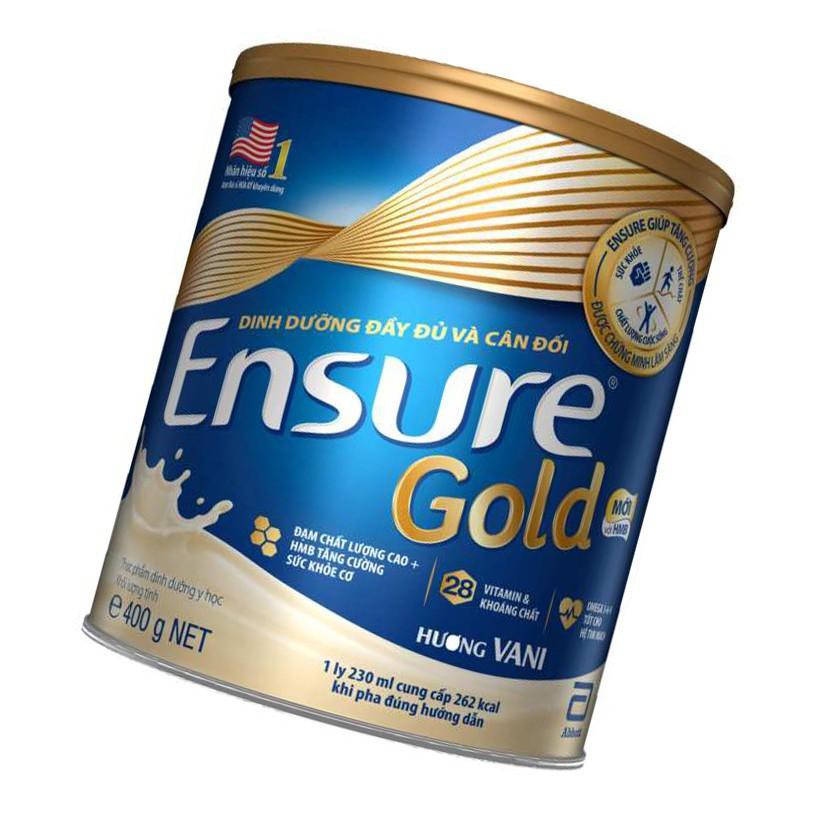 Sữa bột abbott Ensure gold HMB vani 400g