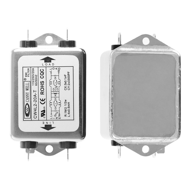 ✿ Bộ Lọc Nguồn CW4L2-20A-T AC 220V 50 / 60 HZ