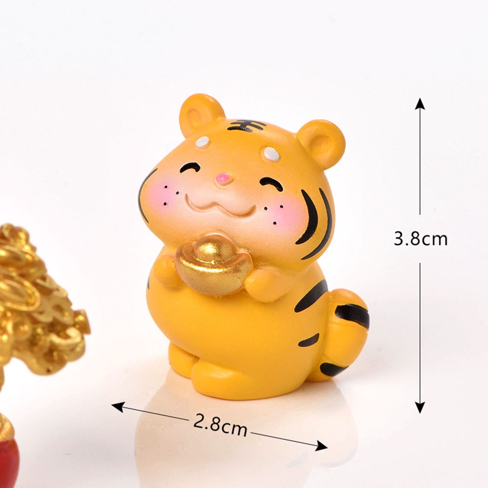 2022 năm mới Micro Bonsai phong cảnh mọng nước trang trí trang trí nhà Máy tính để bàn dễ thương chút hổ nhựa đồ trang trí nhỏ