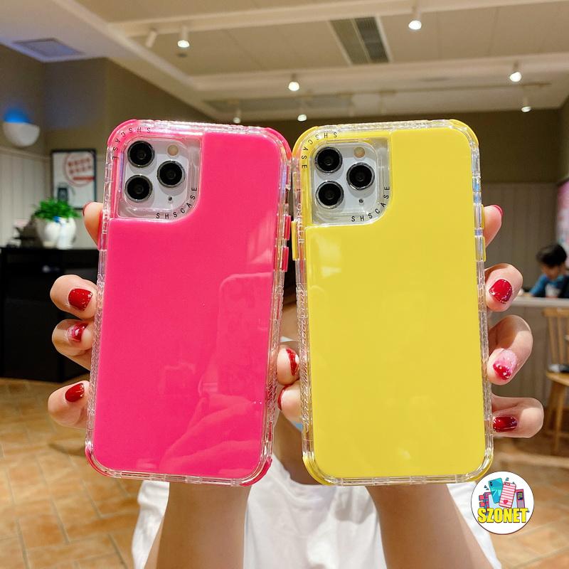 Ốp Điện Thoại Silicon Chống Sốc 3 Trong 1 Cho iPhone 14 13 12 11 Pro Max XS XR XS Max 7 8 Plus