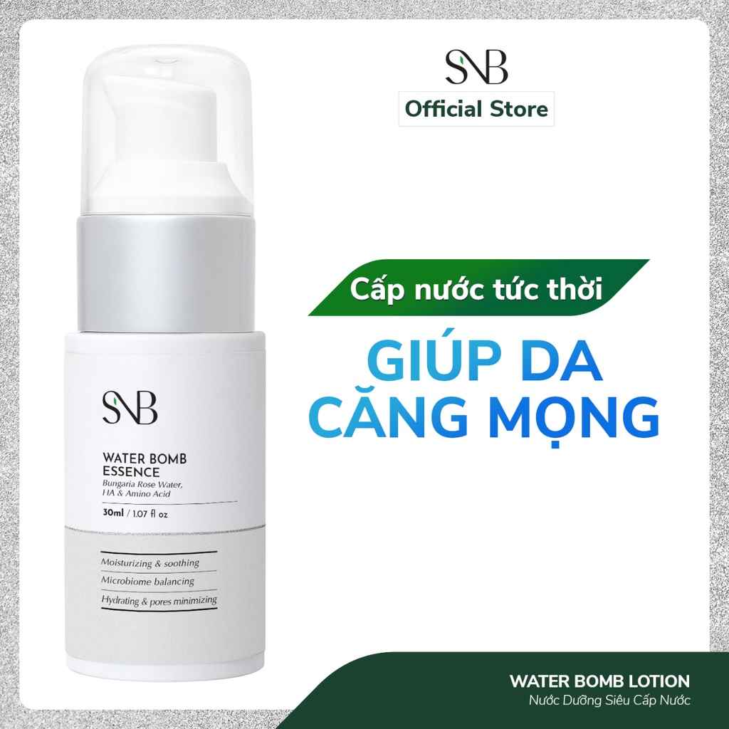 NƯỚC DƯỠNG SIÊU CẤP NƯỚC WATER BO.M.B LOTION 30ML - Cấp Nước Tức Thời, Làm Da Mịn Màng, Ẩm Mượt