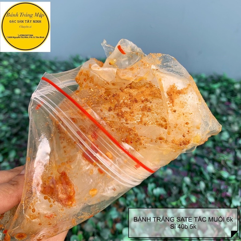Bánh tráng phơi sương SATE TẮC MUỐI NHUYỄN - Bánh Tráng Mạnh Hùng
