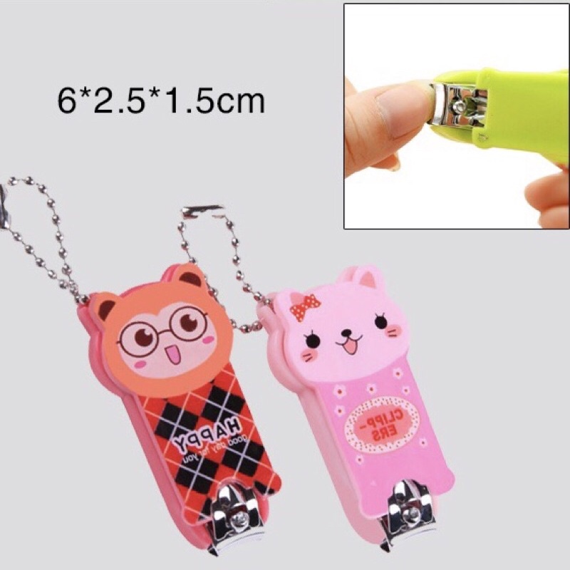 Bấm Móng Tay Kèm Móc Khoá Treo Hình Ngộ Nghĩnh Móc Khoá Bấm Móng Tay Hình Thú Cute