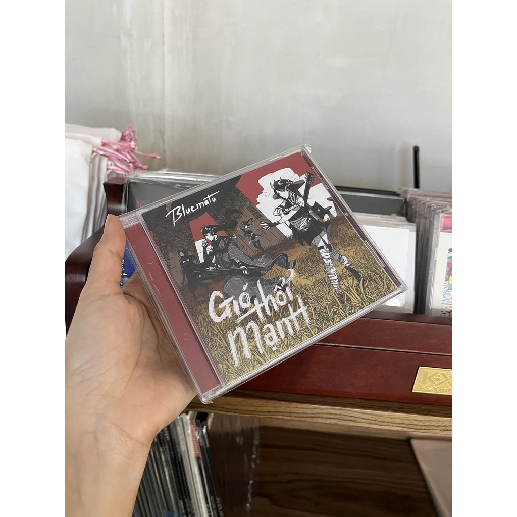 Đĩa CD Nhạc Việt Album Gió Thổi Mạnh - Bluemato