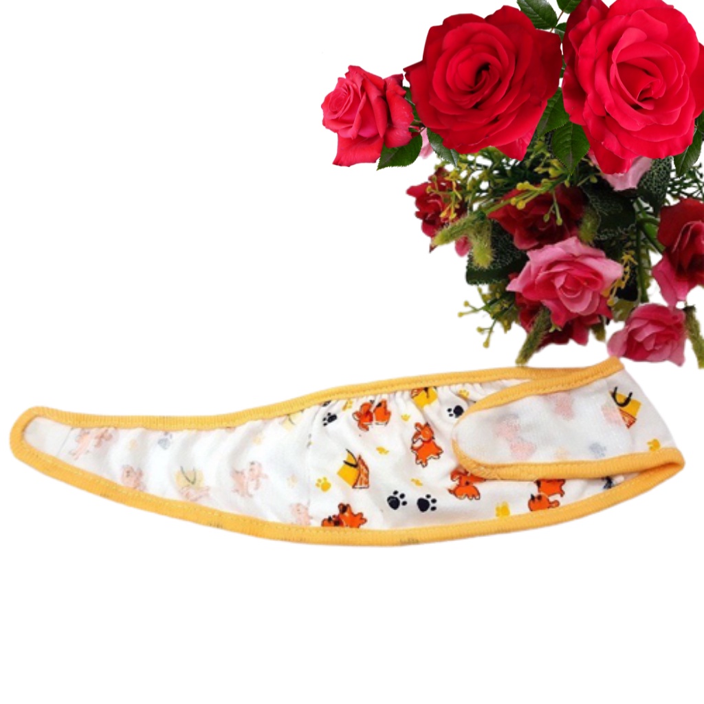 Mũ che thóp cho bé sơ sinh, Che Thóp Họa Tiết Cute HẰNG TRANG Kiểu Dán Tiện Lợi Cho Bé