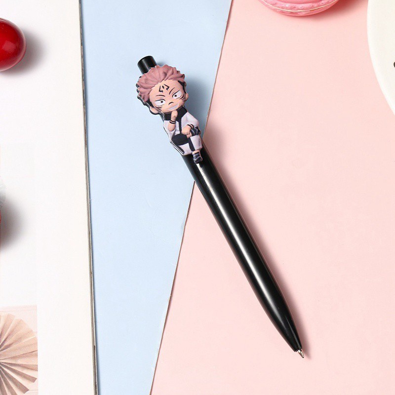 Bút bi acrylic họa tiết anime nhật bản kích thước 14cm
