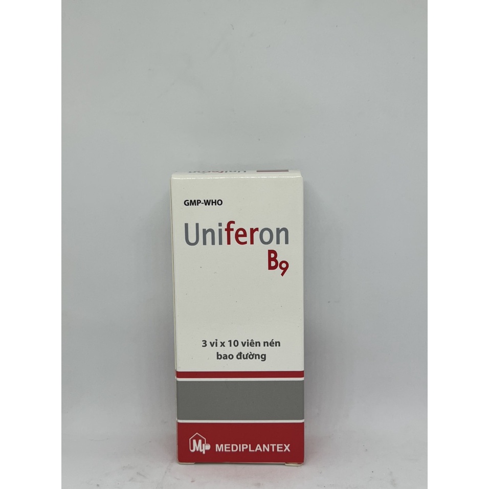 Viên Uống Uniferon B9 - Bổ Sung Sắt Cho Cơ Thể Hỗ Trợ Tình Trạng Thiếu Máu