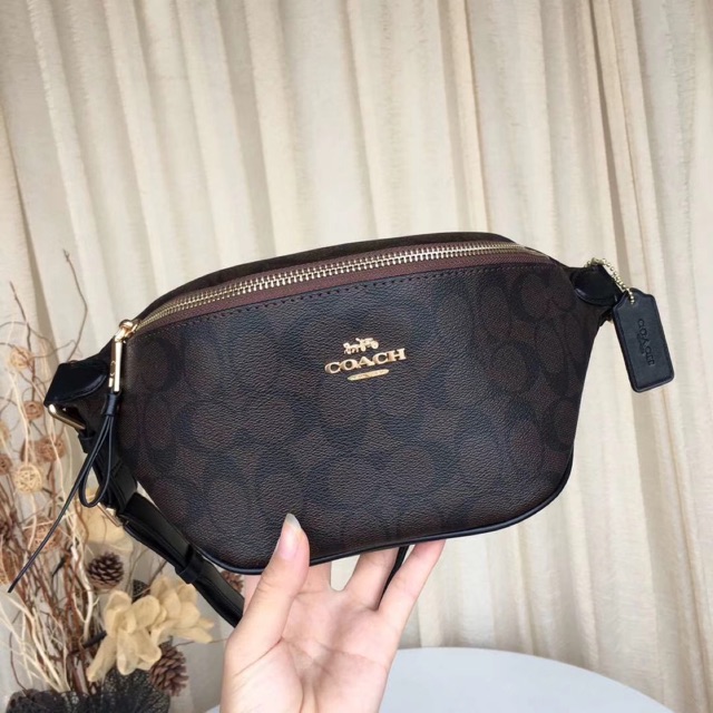 🆘RẺ NHẤT SHOPEE🆘TÚI COACH BAO TỬ DA THẬT (3 màu)