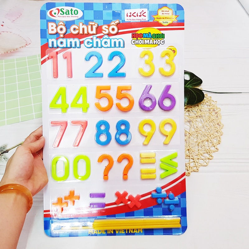 Bộ Chữ Số Nam Châm Anto95