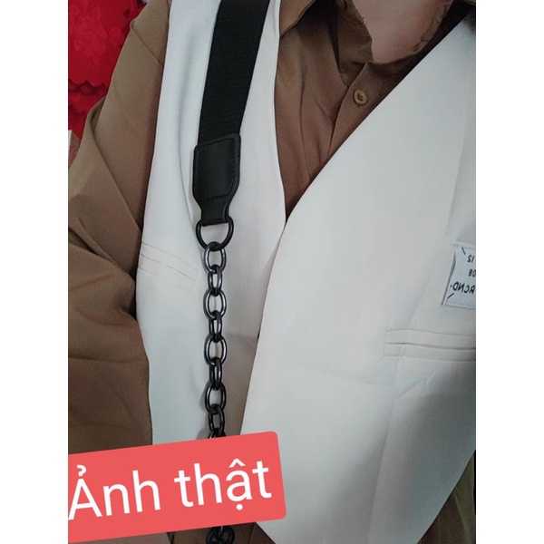 Set Váy sơ mi mix áo gi- Lê kèm Ảnh thật
