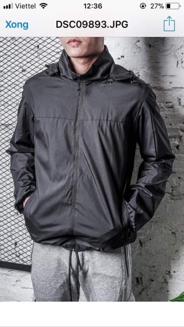 Áo Gió Uniqlo Nam 2 Lớp