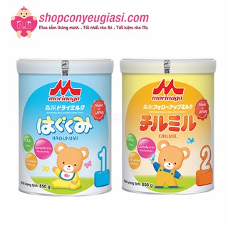 Sữa Morinaga số 1 850g combo 2 hộp