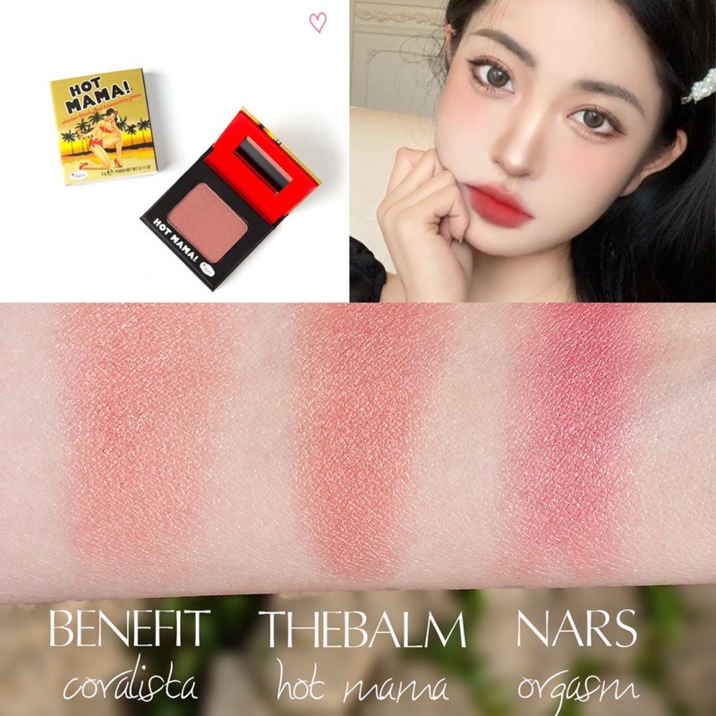 OFF 50% PHẤN MÁ THE BALM HOT MAMA SHADOW BLUSH MINISIZE