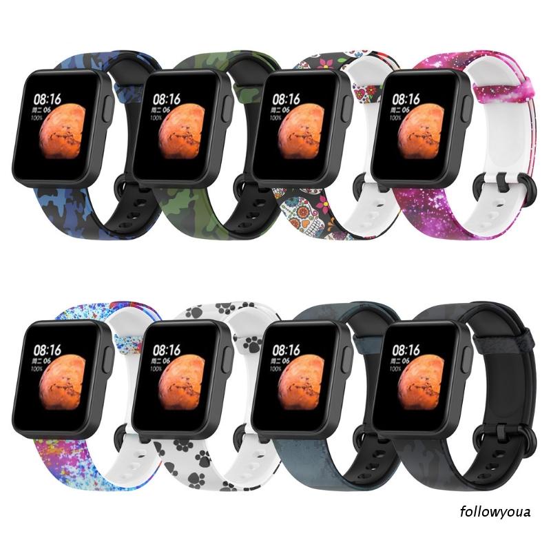 Dây đeo silicon nhiều màu cho đồng hồ thông minh Xiaomi Mi Watch Lite