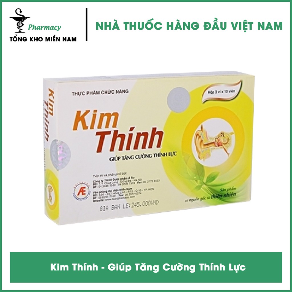 Kim Thính - Giúp Tăng Cường Thính Lực Hộp 30 viên