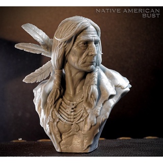 File in mô hình 3D Native American Bust