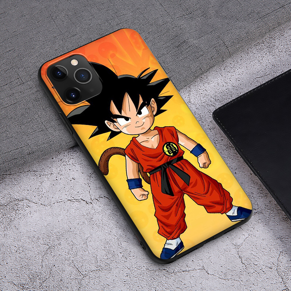 Ốp Điện Thoại Silicon Mềm Hình Goku Vs Golden Dragon Ball Lc47 Cho Iphone 12 Mini 11 Pro Xs Max Xr X Xs